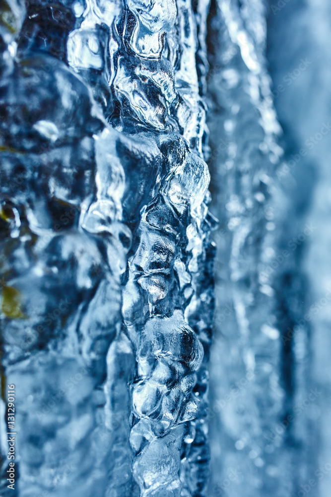 Icicles from a frozen waterfall Icicles from a frozen waterfall