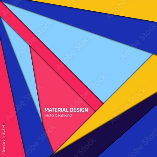 Free Download Vector material design background. Abstract creative concept layout template. For web and mobile app, paper art illustration design. style blank, poster, booklet. Motion wallpaper element. Flat ui - GFXLoad
