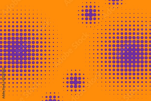 Abstract creative concept vector comics pop art style blank layout template with clouds beams and isolated dots pattern on background. For sale banner, empty bubble, illustration comic book design