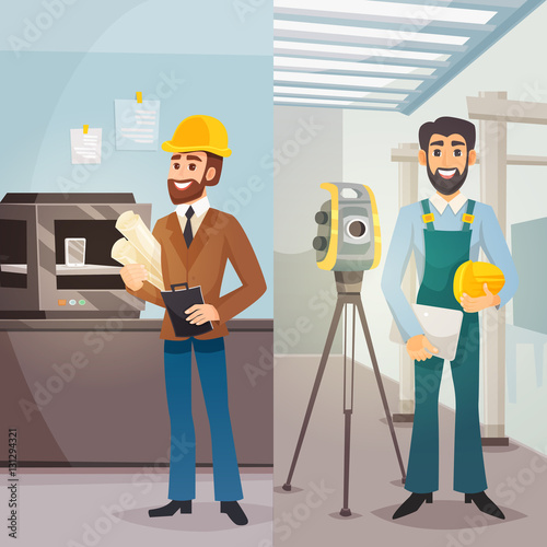 Engineers Vertical Banners