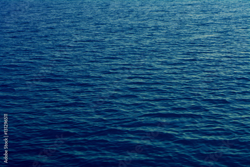 Blue sea water texture calm and peaceful background