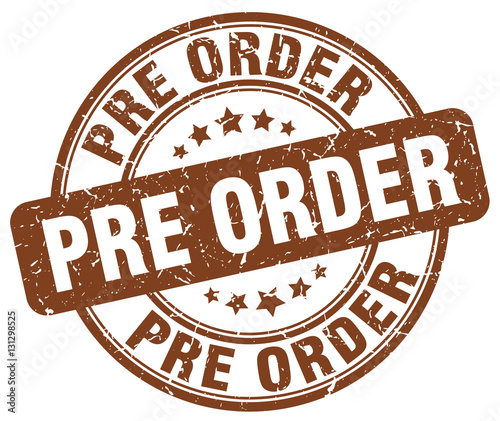 pre order brown grunge stamp