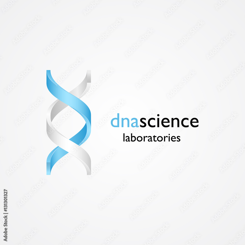 Fototapeta premium Spiral logo, logo design, abstract logo, DNA symbol