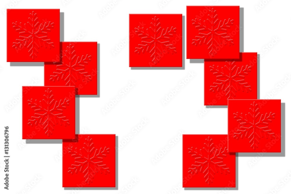Fond flocons de neige avec espace texte. Relief (r) 