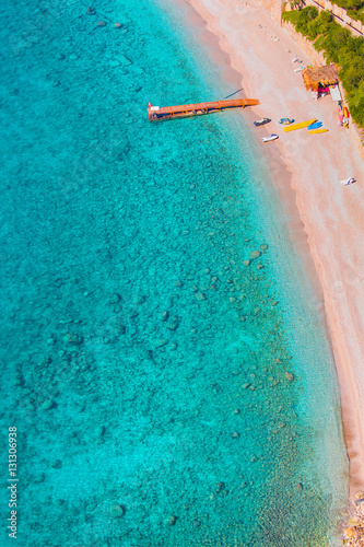 Oludeniz is one of the most famous beach in Turkey