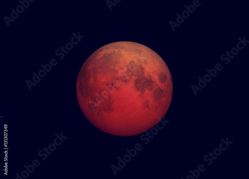 lunar eclipse "Elements of this image furnished by NASA"