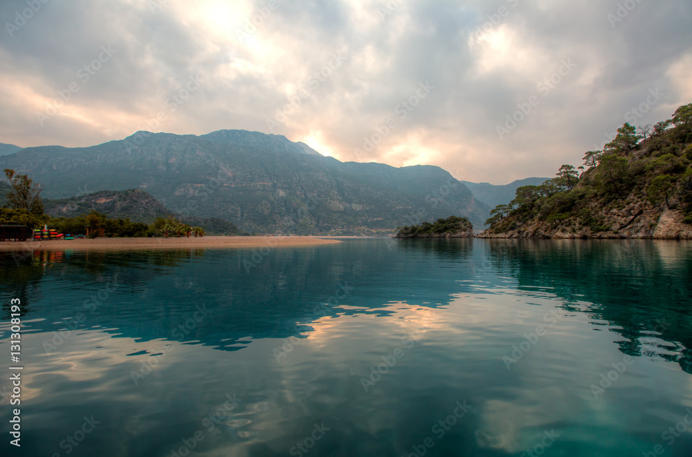 Oludeniz is one of the most famous beach in Turkey