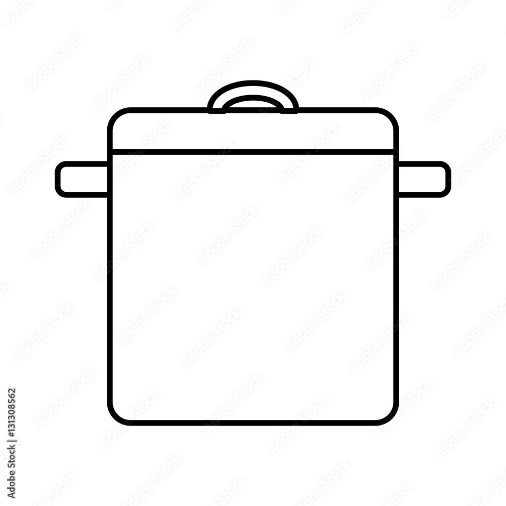 kitchen pot isolated icon vector illustration design kitchen pot isolated icon vector illustration design