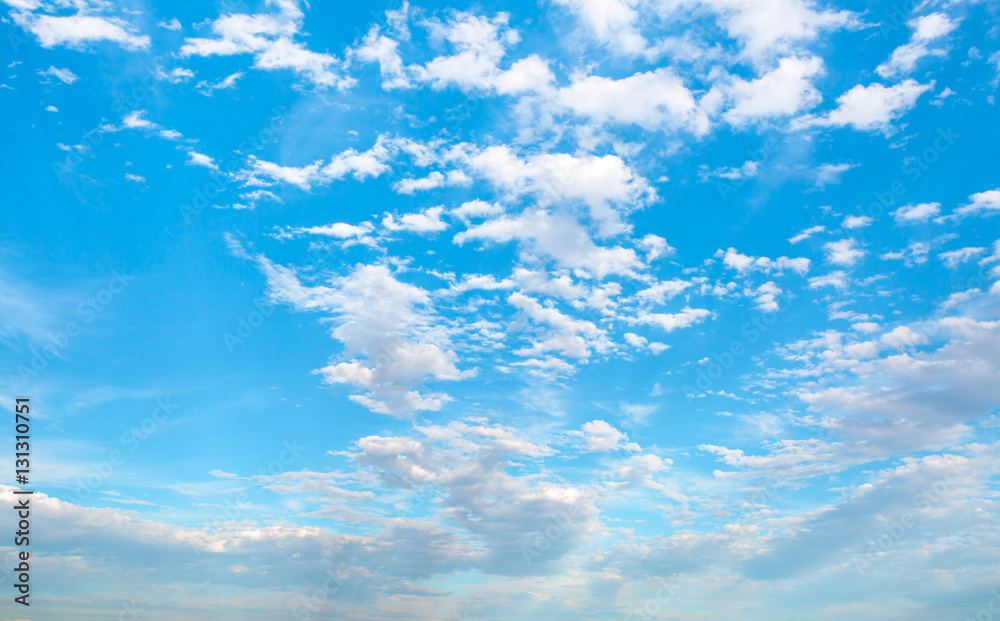 blue sky with cloud