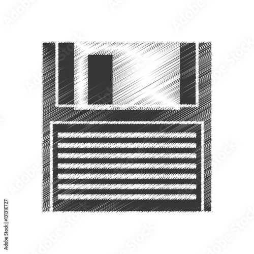 floppy disk isolated icon vector illustration design