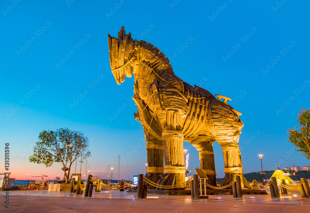 Naklejka Koń trojański, Canakkale Turcja