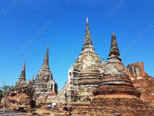 part of Wat Phra Sri Sanphet in the Ayutthaya Historical Park.