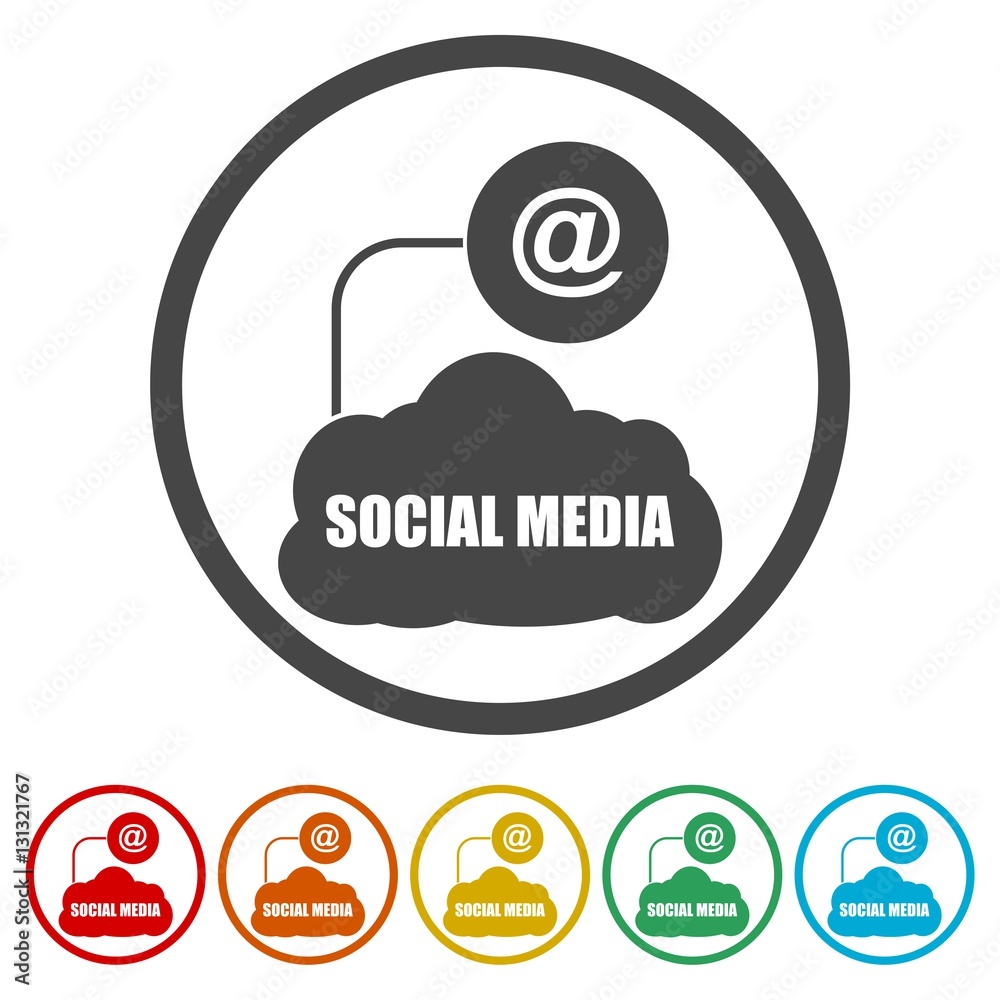 Social media design, Social media icon Social media design, Social media icon