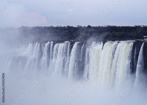 Argentina  Misiones  Puerto Iguazu  Iguazu Falls  View of the Garganta del Diablo.