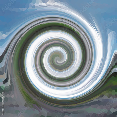 Swirls of digital paint suitable as background for projects
