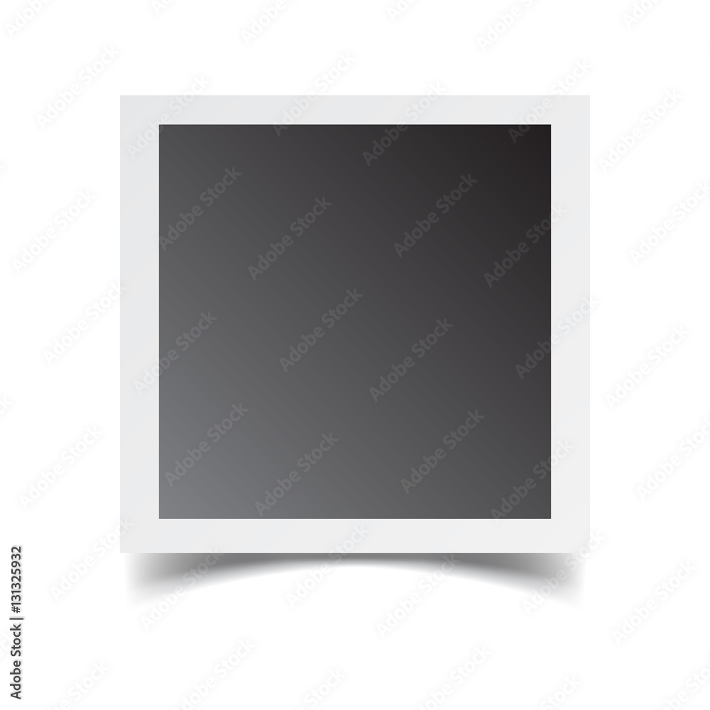 Photo frame isolated on white background. For your photography and picture. Vector illustration Photo frame isolated on white background. For your photography and picture. Vector illustration
