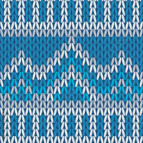 Seamless knitted pattern in...