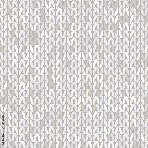 Seamless knitted pattern in...