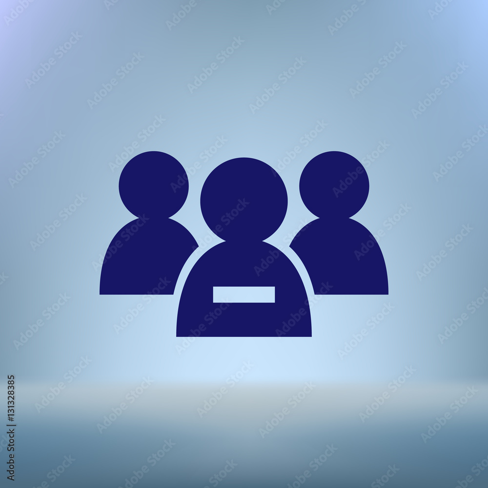 Add new user account flat icon for apps Add new user account flat icon for apps