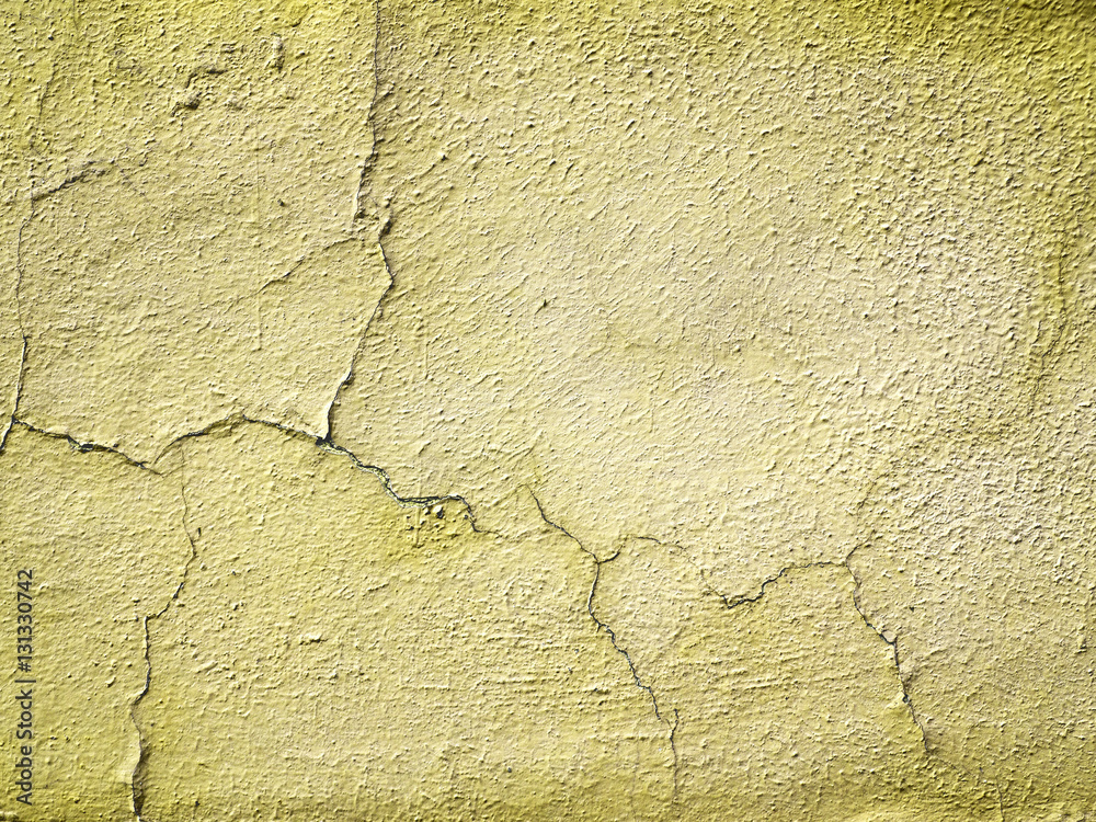 Obraz premium yellow background texture cement wall