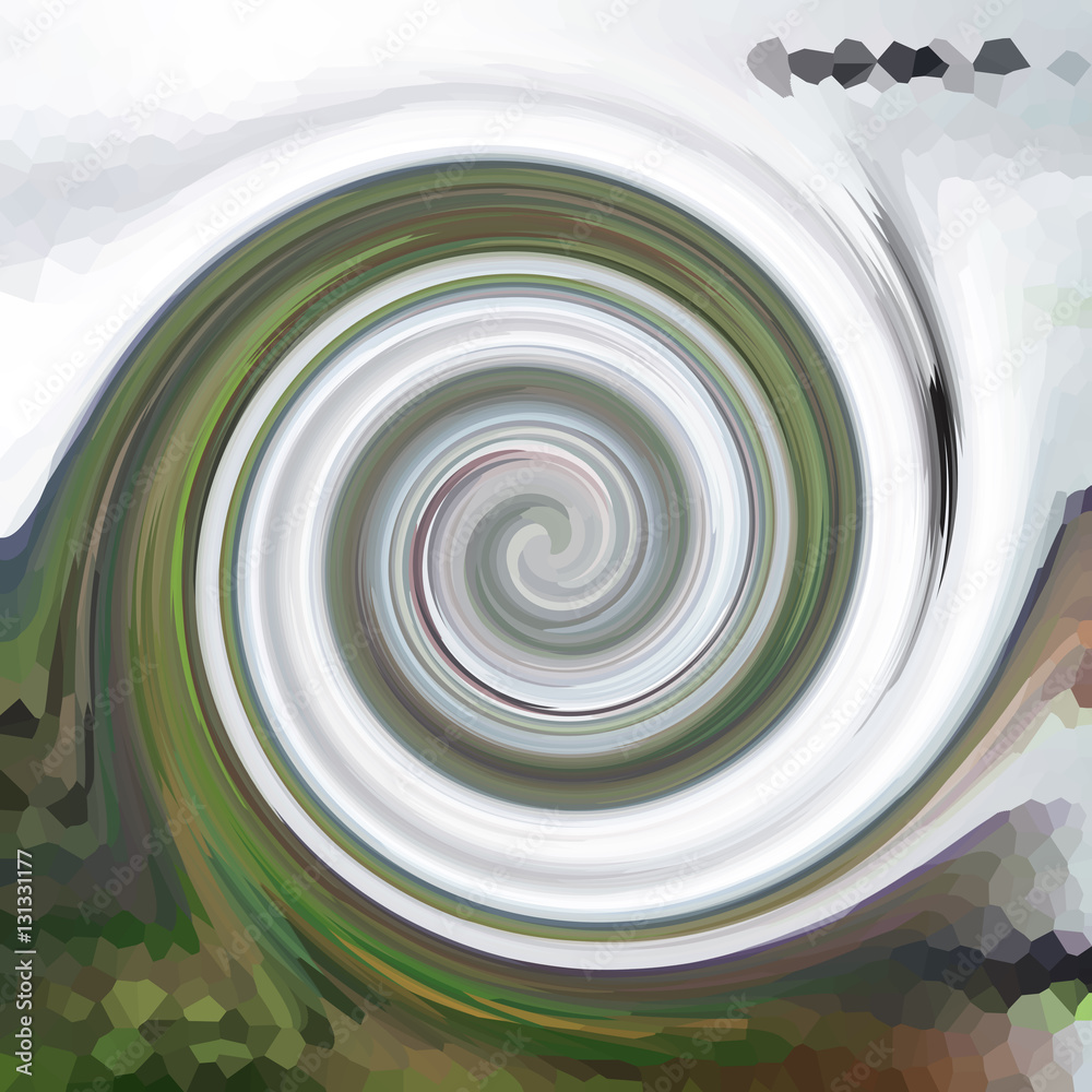 Fototapeta premium Swirls of digital paint suitable as background for projects on a