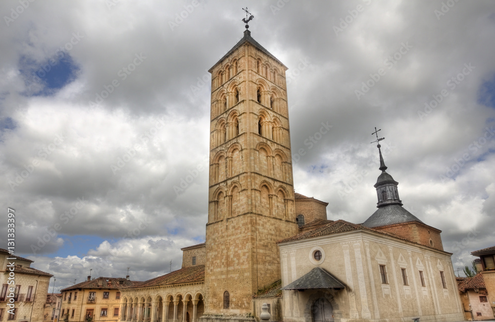 San Esteban Church in Segovia, Spain