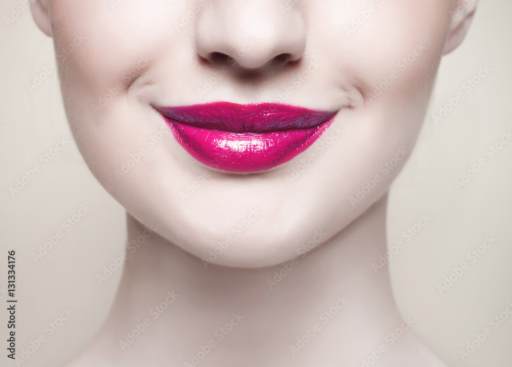 lips, close-up portrait lips, close-up portrait