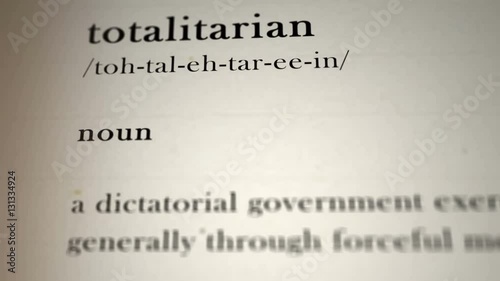 Totalitarian Definition photo