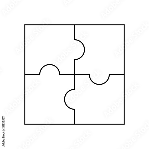Four piece puzzle