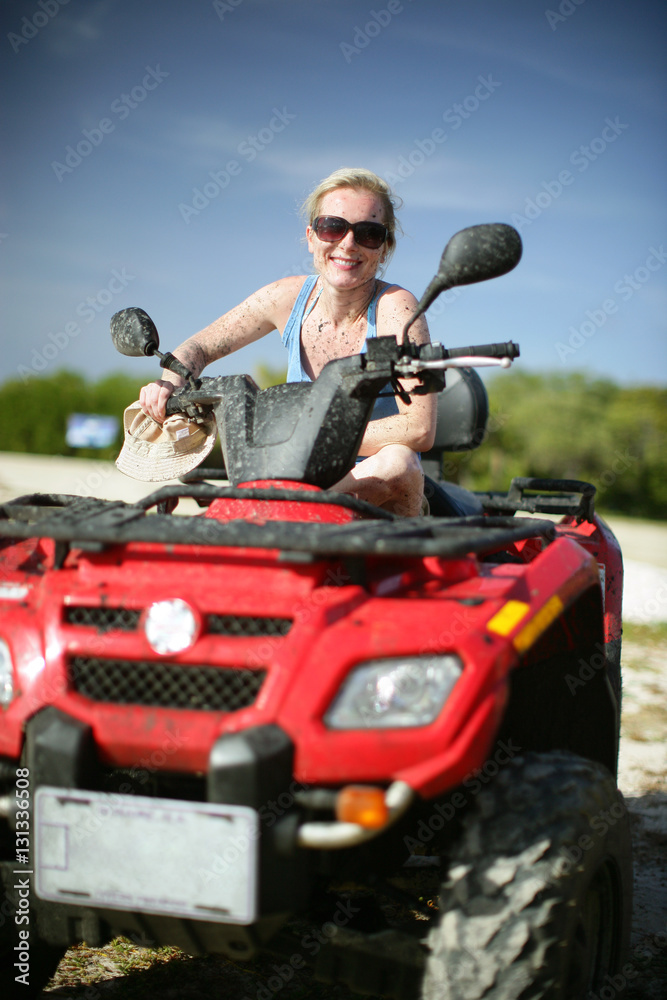 Girl and Quad