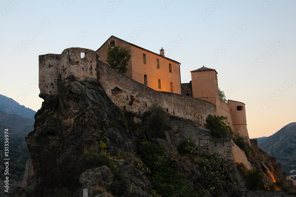 Citadel of Corte, Corse, France.