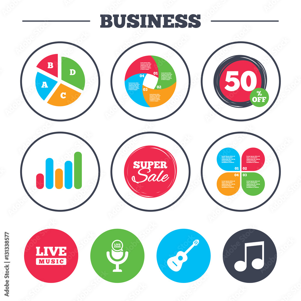 Musical elements icon. Microphone, Music note. Musical elements icon. Microphone, Music note.