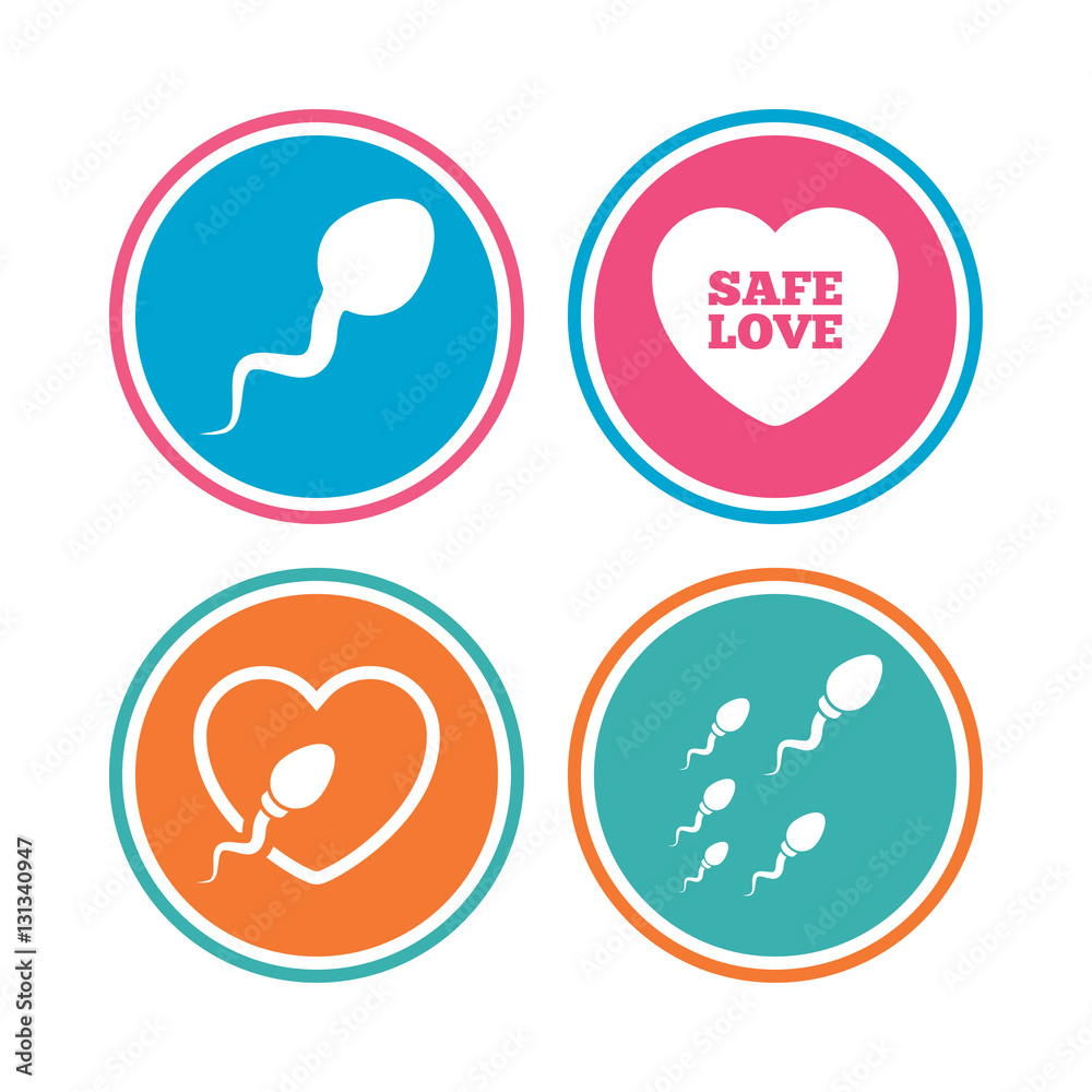 Sperm icons. Fertilization or insemination signs. Sperm icons. Fertilization or insemination signs.