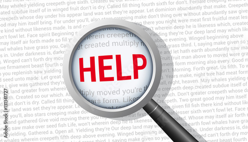 Help Magnifying Glass