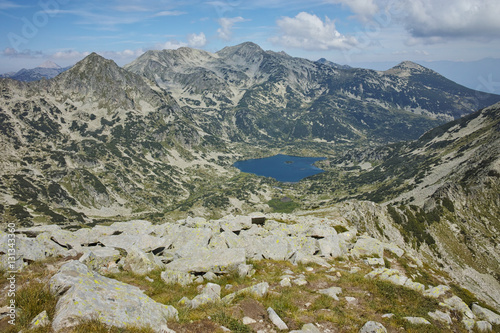 Amazing Panorama around Popovo lake, Pirin Mountain, Bulgaria