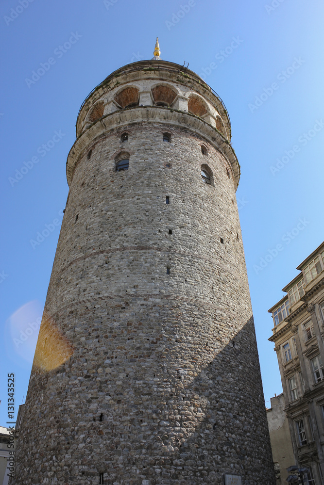 Galata tower from ground.