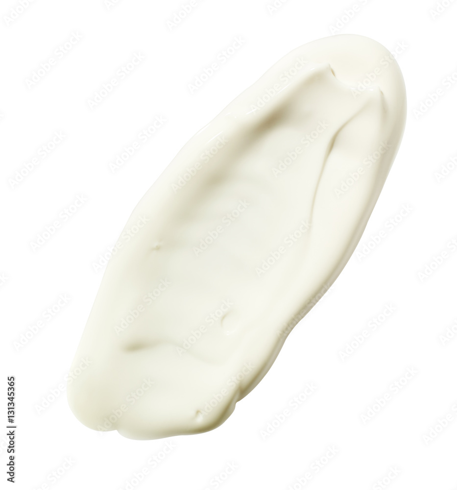 Cosmetic cream in abstract shape on background Cosmetic cream in abstract shape on background