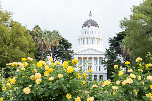 California capitol building in Sacramento