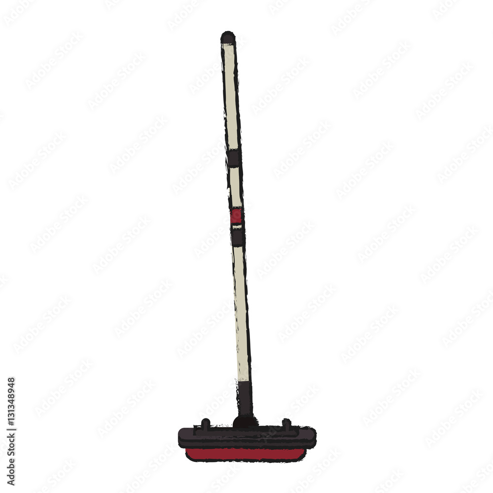 Curling icon. Winter sport hobby recreation equipment and activity theme. Isolated design. Vector illustration Curling icon. Winter sport hobby recreation equipment and activity theme. Isolated design. Vector illustration