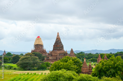 Ancient temples in Bagan  Myanmar