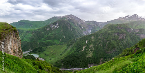 Georgian Military Highway  Caucasus mountains