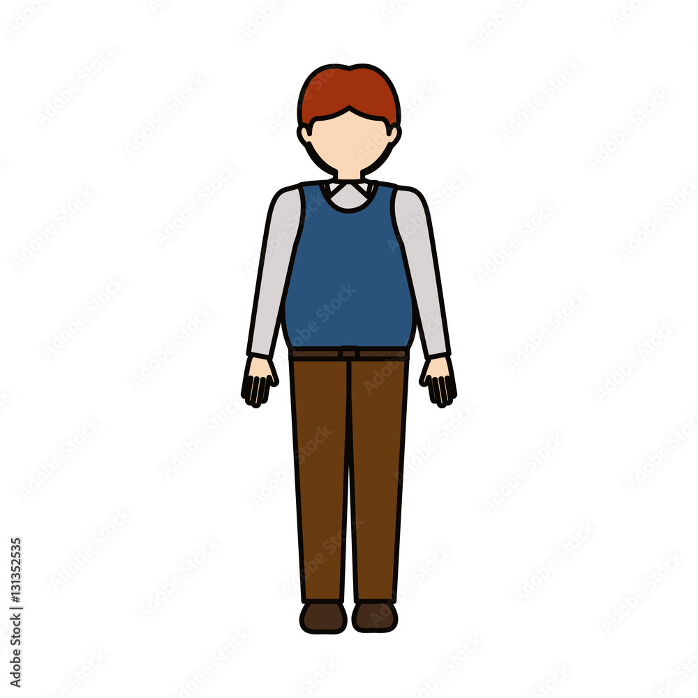 Man icon. Male avatar person people and human theme. Isolated design. Vector illustration Man icon. Male avatar person people and human theme. Isolated design. Vector illustration