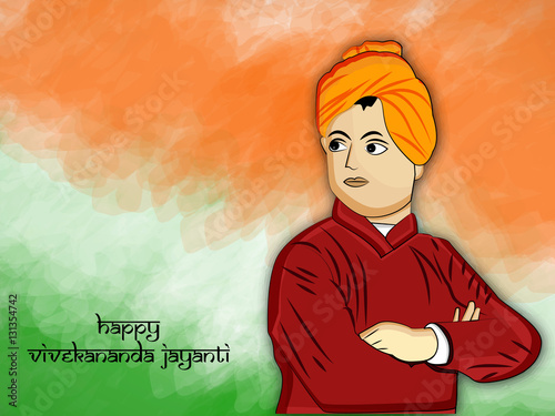 Swami Vivekanand jayanti background photo