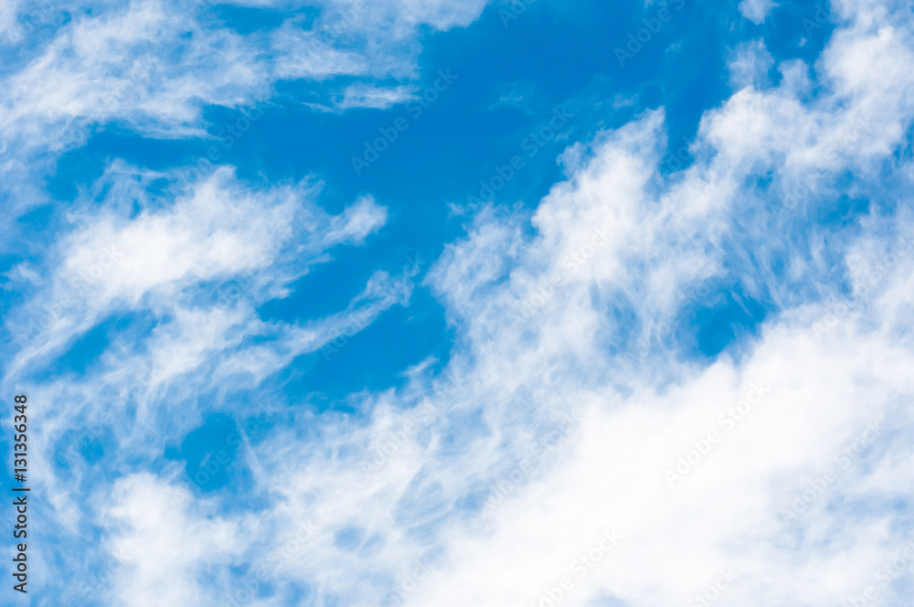 the white fluffy clouds in the blue sky the white fluffy clouds in the blue sky