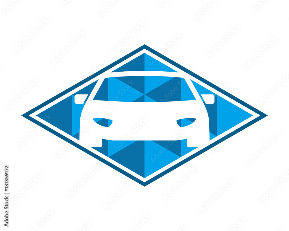 blue diamond cars silhouette icon blue diamond cars silhouette icon