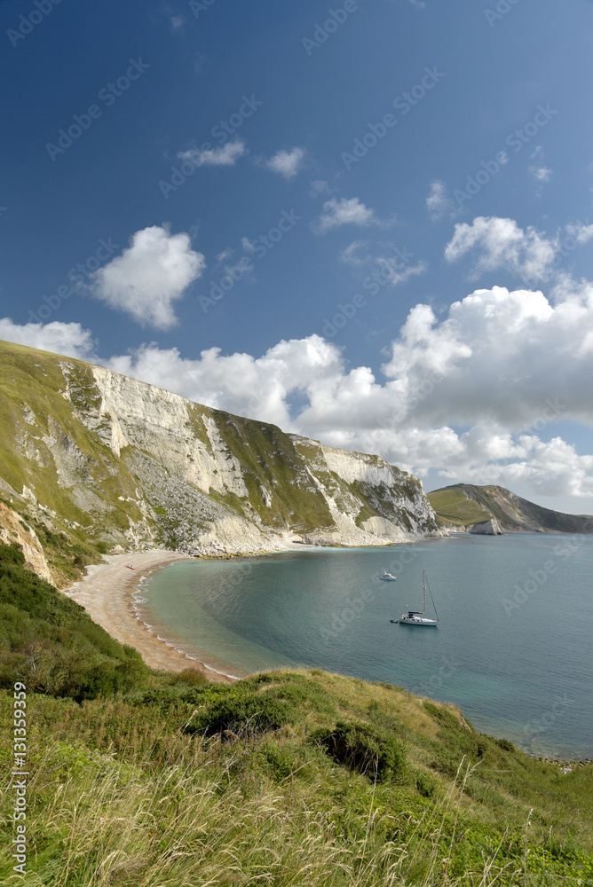 Mupe Bay near Lulworth Cove on Dorset coast