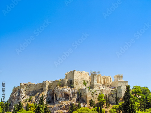 The Parthenon temple over the Acropolis hill © vbjunior