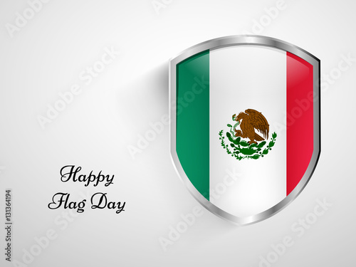 Mexico Flag day background 