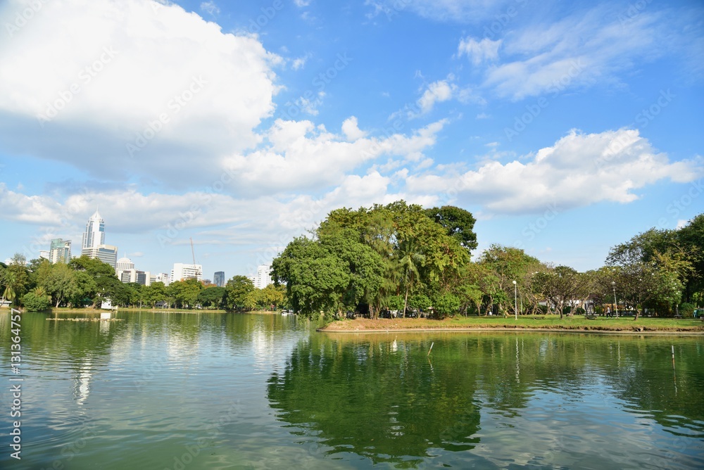Scenic View of Lumpini Park