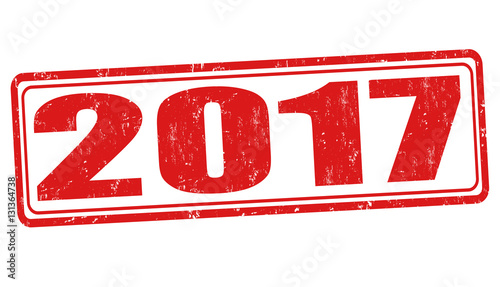2017 sign or stamp
